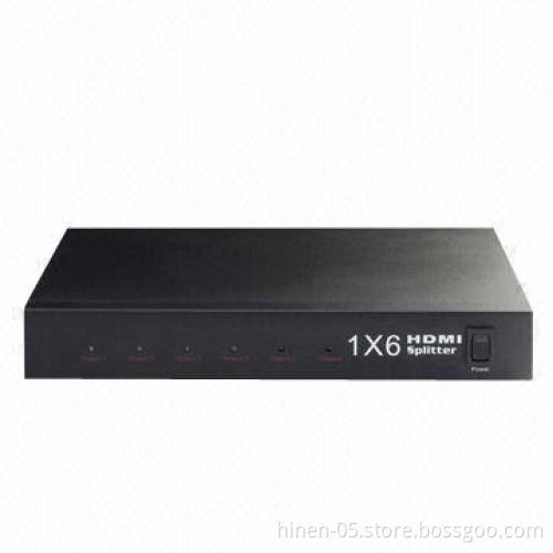 HDMI Splitter, Supports Highest Video Resolution 1080p